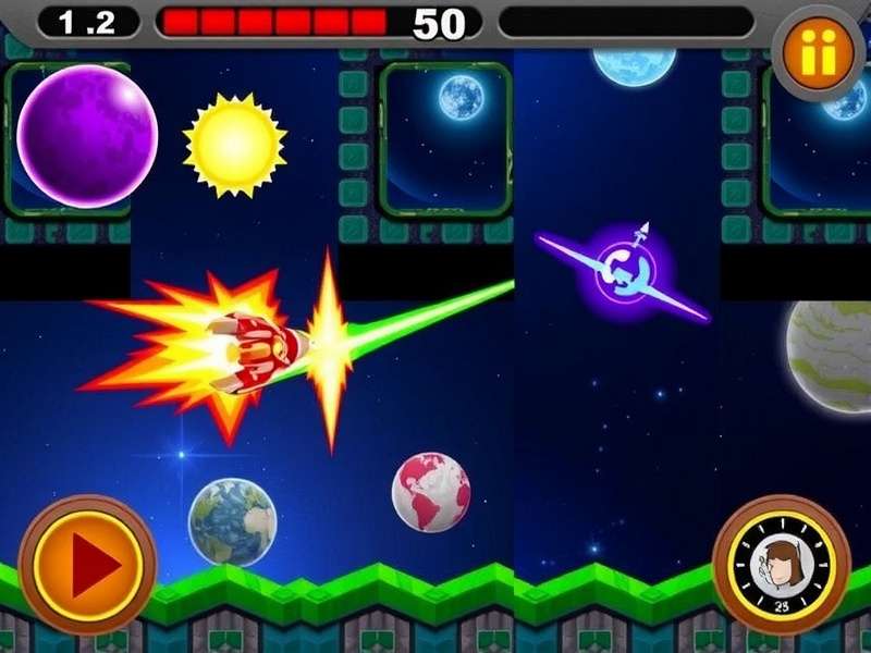 Astro Warrior Titan Game Screenshot